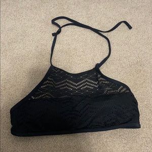 black bikini top